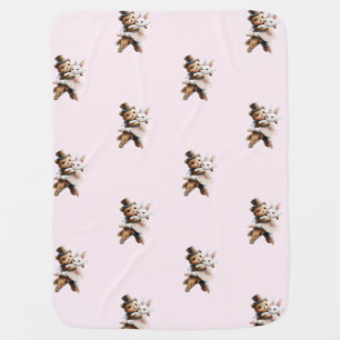 Sweet Friends Ballet Dance Nursery Blanket