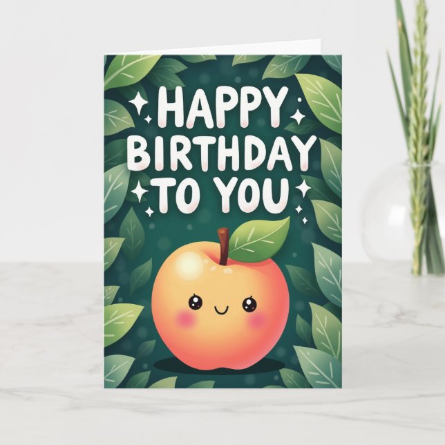 Sweet Fruit Birthday Card (Front)