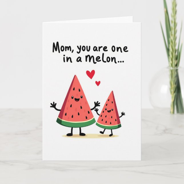 Sweet Fruit Family Mothers Day Card (Front)