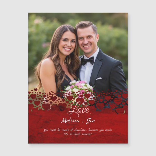 Sweet & Fun personalized PhotoValentine’s Day Card (Front)