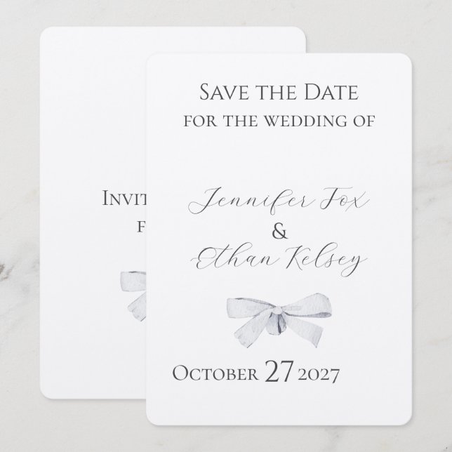 Sweet Garden Save The Date (Front/Back)