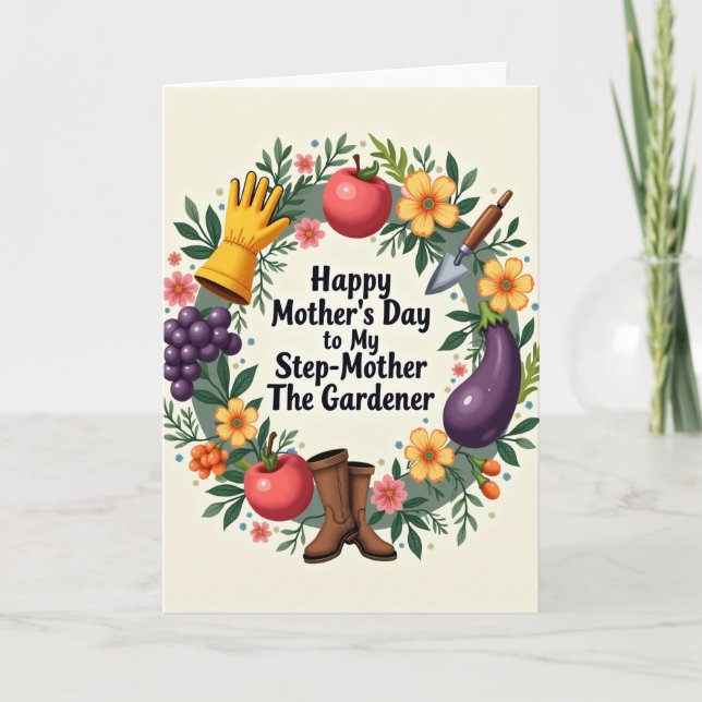 Sweet Gardener Mothers Day Card (Front)