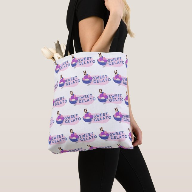 sweet gelato tote bag (Close Up)
