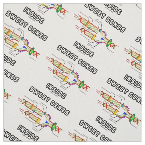 Sweet Genes Inside DNA Replication Humor Fabric