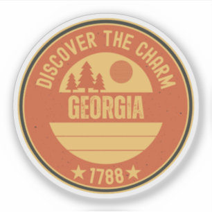 Sweet Georgia Peach - Southern Charm Gift Sticker