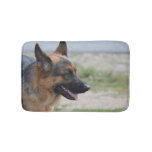 Sweet German Shepherd Dog Bathroom Mat