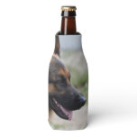 Sweet German Shepherd Dog Bottle Cooler