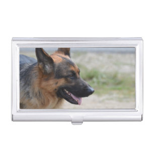 Sweet German Shepherd Dog Business Card Case