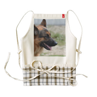 Sweet German Shepherd Dog Zazzle HEART Apron
