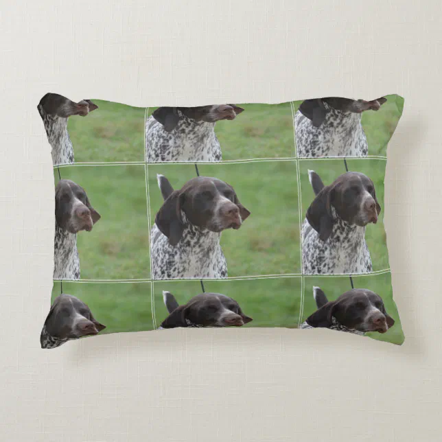 Sweet German Shorthaired Pointer Decorative Pillow | Zazzle