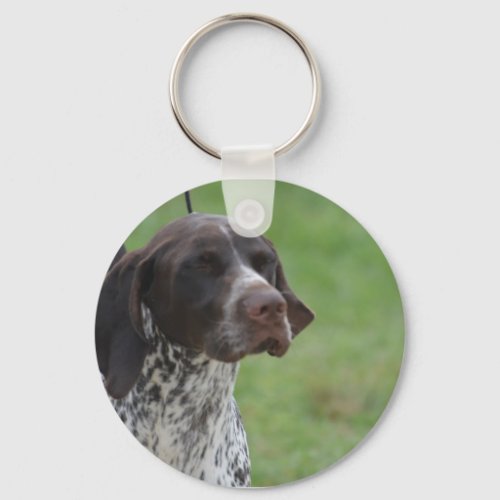 Sweet German Shorthaired Pointer Keychain