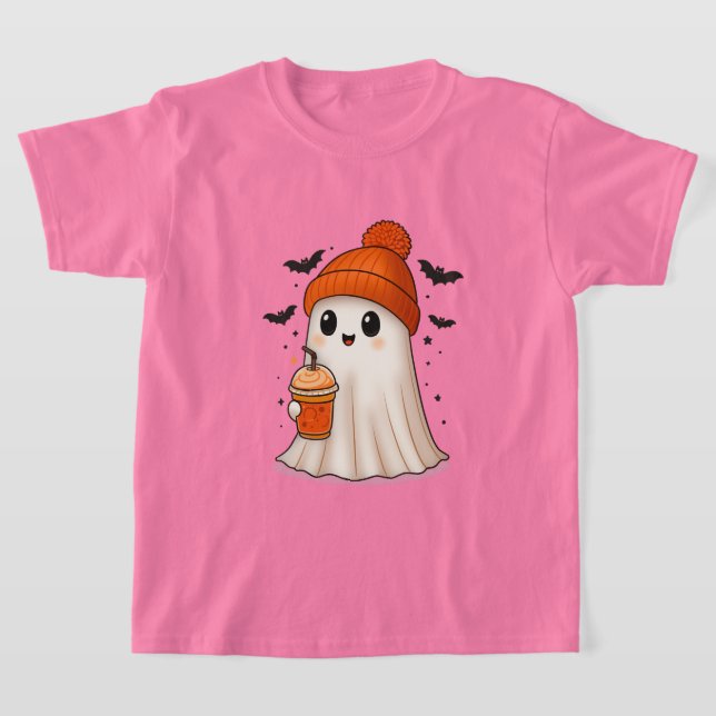 Sweet Ghost Halloween Design Hat  For Women T-Shirt (Laydown)