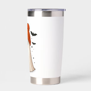 Sweet Ghost Halloween Design Tumbler. Insulated Tumbler