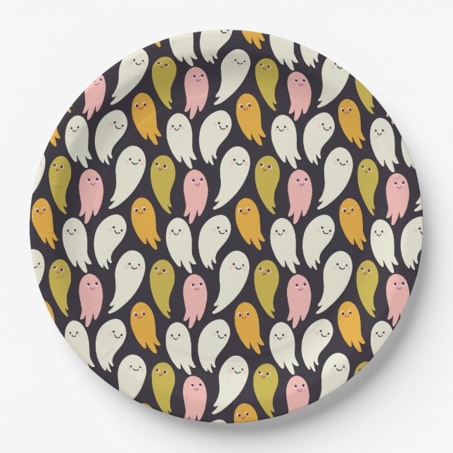 Sweet Ghosts Paper Plates (Front)