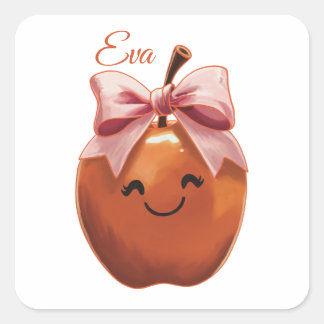 Sweet Gift Apple Square Sticker