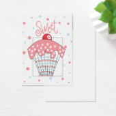 Sweet gift card with cupcake and polka dots (Desk)