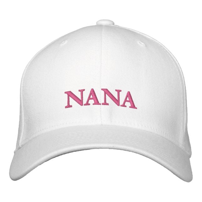 Sweet gift! Nana embroidered cap (Front)