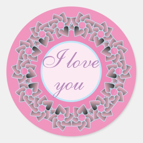 Sweet Gifts and Favors Floral Design Classic Round Classic Round Sticker