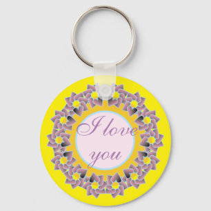 Sweet Gifts and Favors Floral Design. Keychain