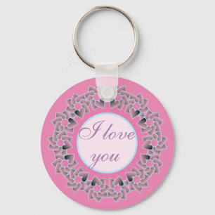 Sweet Gifts and Favors Floral Design. Keychain
