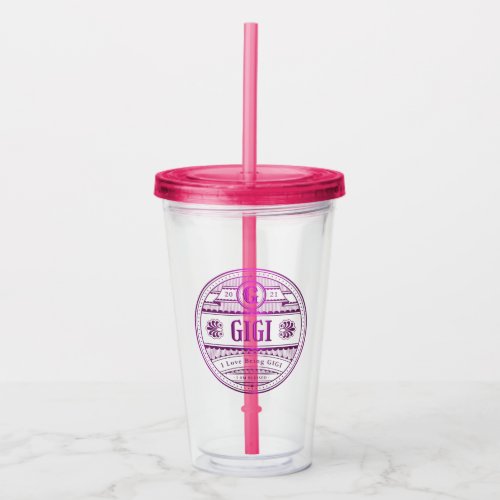 Sweet GIGI Acrylic Tumbler