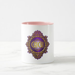 Sweet GIGI Royal Purple & Gold Mug