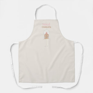 Sweet Gingerbread House Decorating Party Apron