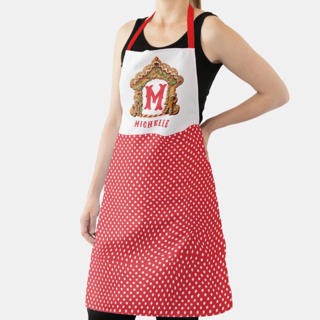 Sweet Gingerbread Personalized Apron (Insitu)