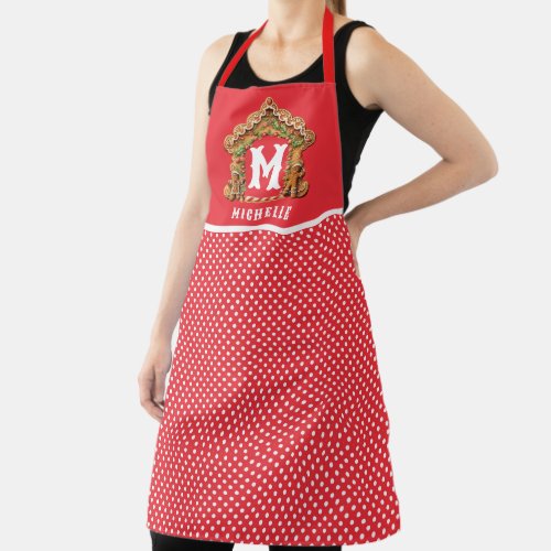 Sweet Gingerbread Personalized Apron