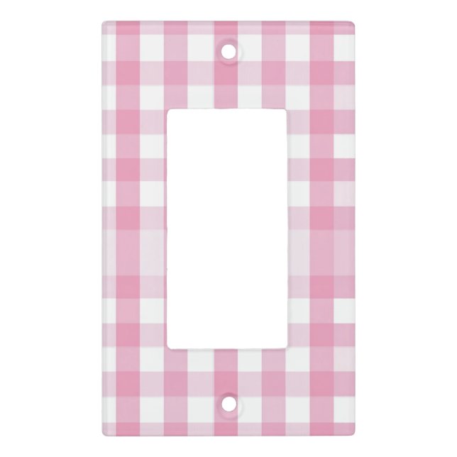 Sweet Gingham Light Switch Cover (Front)