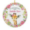 Sweet Giraffe Baby's First Christmas Ornament