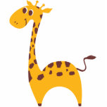 Sweet Giraffe Cutout<br><div class="desc">giraffe giraffes zoo safari jungle africa apes cute sweet fluffy funny cartoon fun african mammels</div>