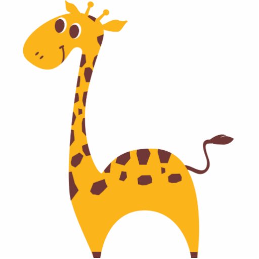 Sweet Giraffe Photo Cutout | Zazzle