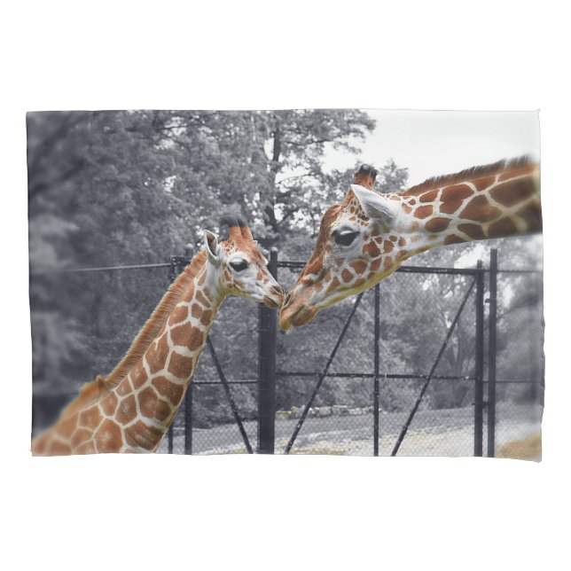 Sweet Giraffes Pillowcase (Front)