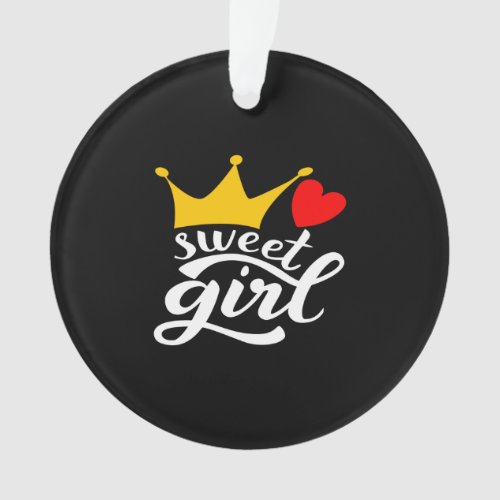 sweet girl ornament