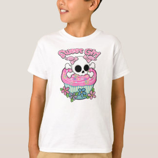 Sweet Girl Skull T-Shirt