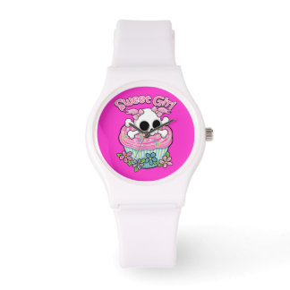 Sweet Girl Skull Watch
