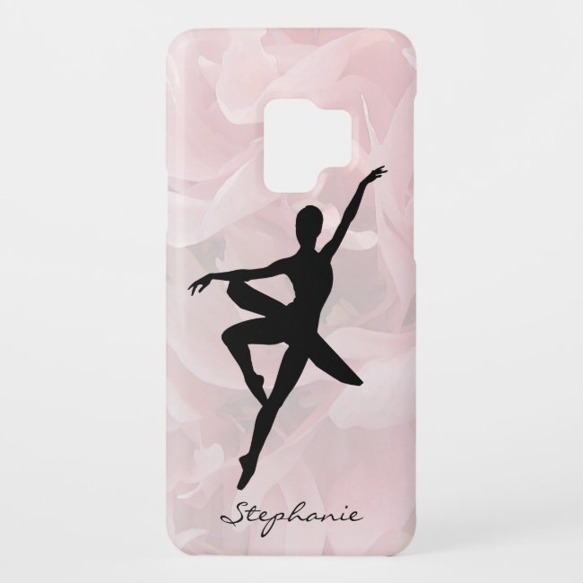 Sweet Girly Pink Ballerina Galaxy S9 Case