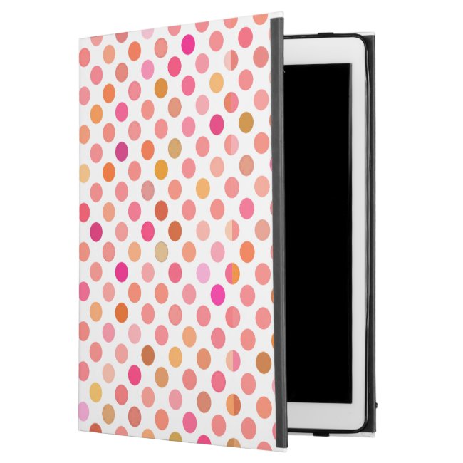 Sweet Girly Pink Polka Dots iPad Pro Case