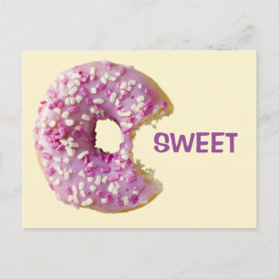 SWEET Glazed Donut Postcard