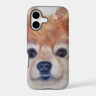 SWEET GOLDEN POMERANIAN iPhone 17 CASE