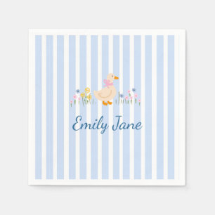 Sweet Goose Wildflower Baby Shower Christening Napkins