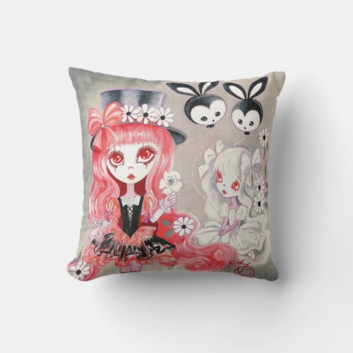 Sweet Gothic Party Throw Pillow