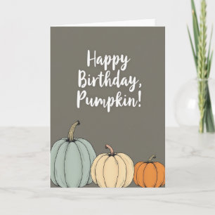 Sweet Gourd Birthday Card