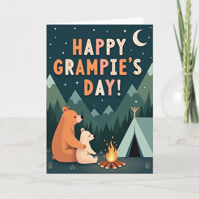 Sweet Grampies Day Campfire Card (Front)