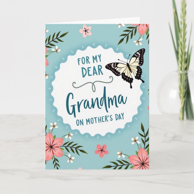 Sweet Grandma Message Card (Front)