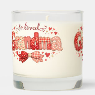 Sweet grandma so loved valentine gift scented candle