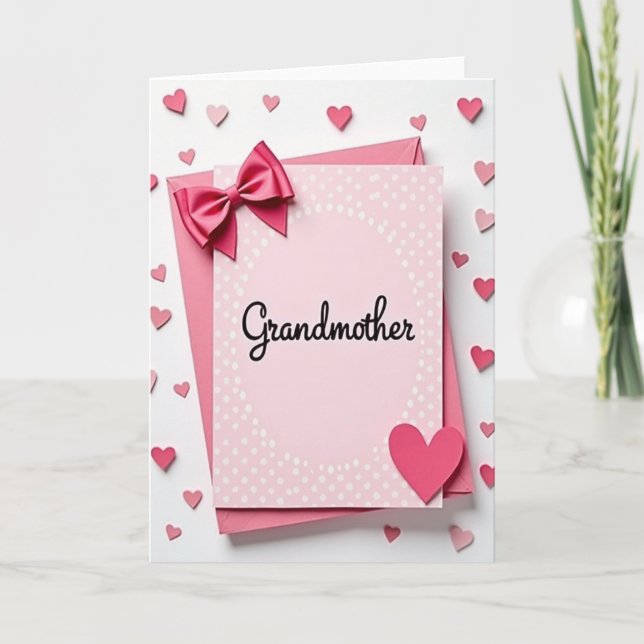Sweet Grandmothers Day Card (Front)