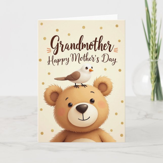 Sweet Grandmothers Mothers Day Card (Front)