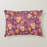 Sweet grape vines pattern background decorative pillow